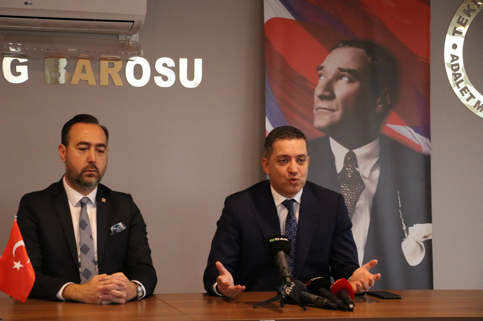 TEKİRDAĞ – TBB Başkanı Sağkan, Anadolu 7. Asliye Ceza Mahkemesinin İmamoğlu hakkındaki kararını eleştirdi