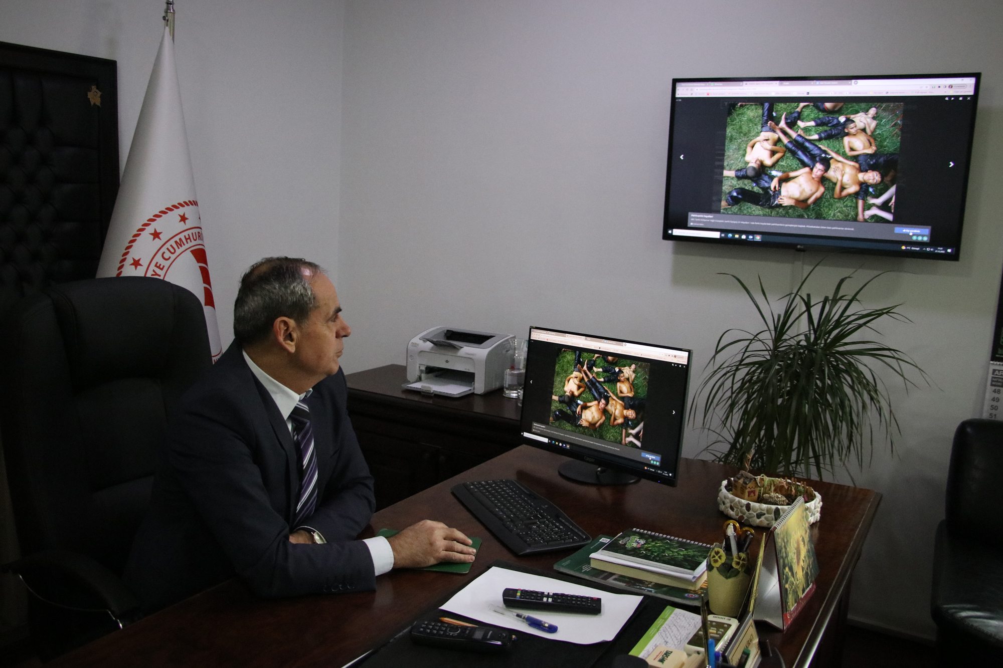 Tekirdağ’da kurum müdürleri AA’nın “Yılın Fotoğrafları” oylamasına katıldı