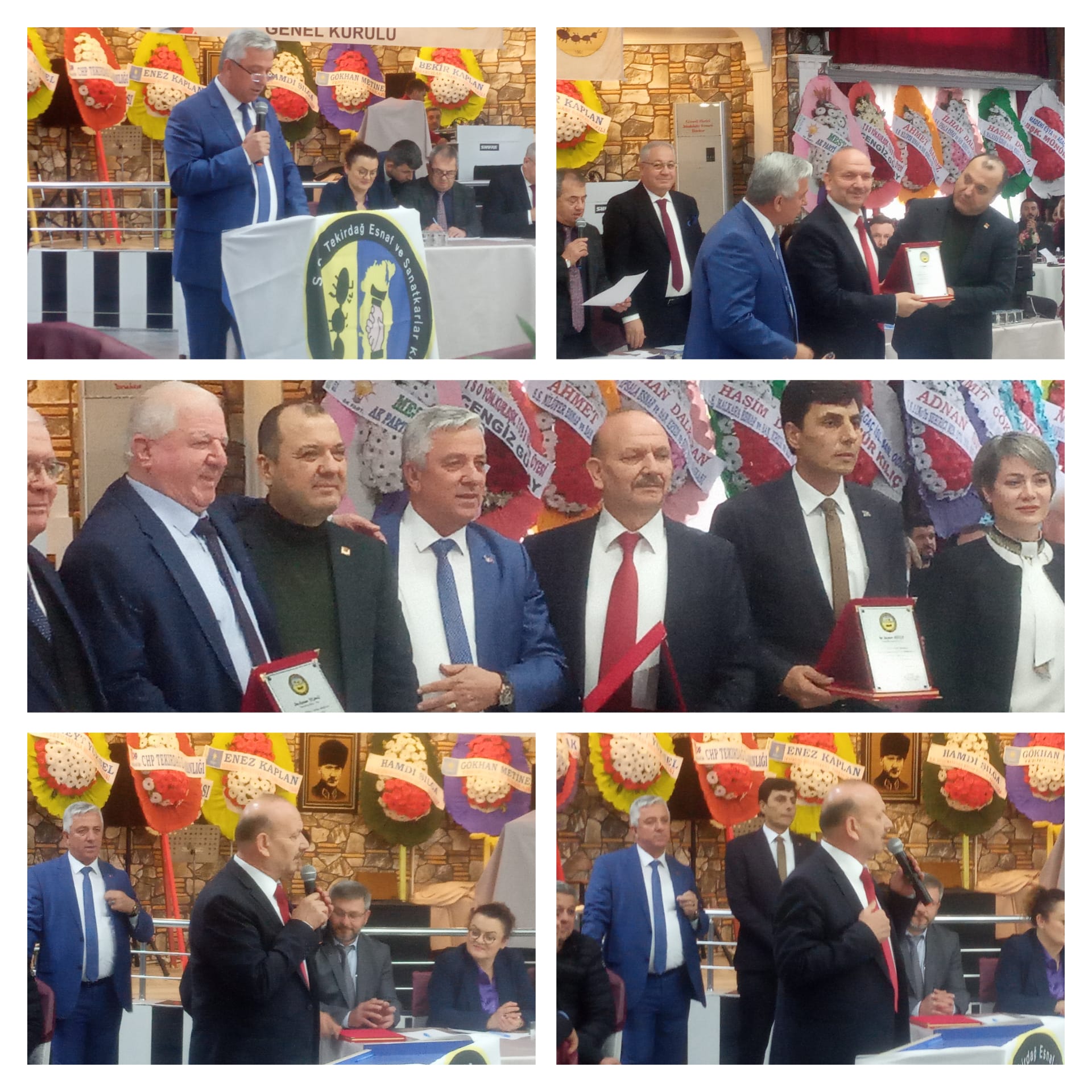 S.S TEKİRDAĞ ESNAF VE SANATKARLAR KREDİ VE KEFALET KOOPERATİF GENEL KURULU Çoşkulu bir katılımla gerçekleşti.