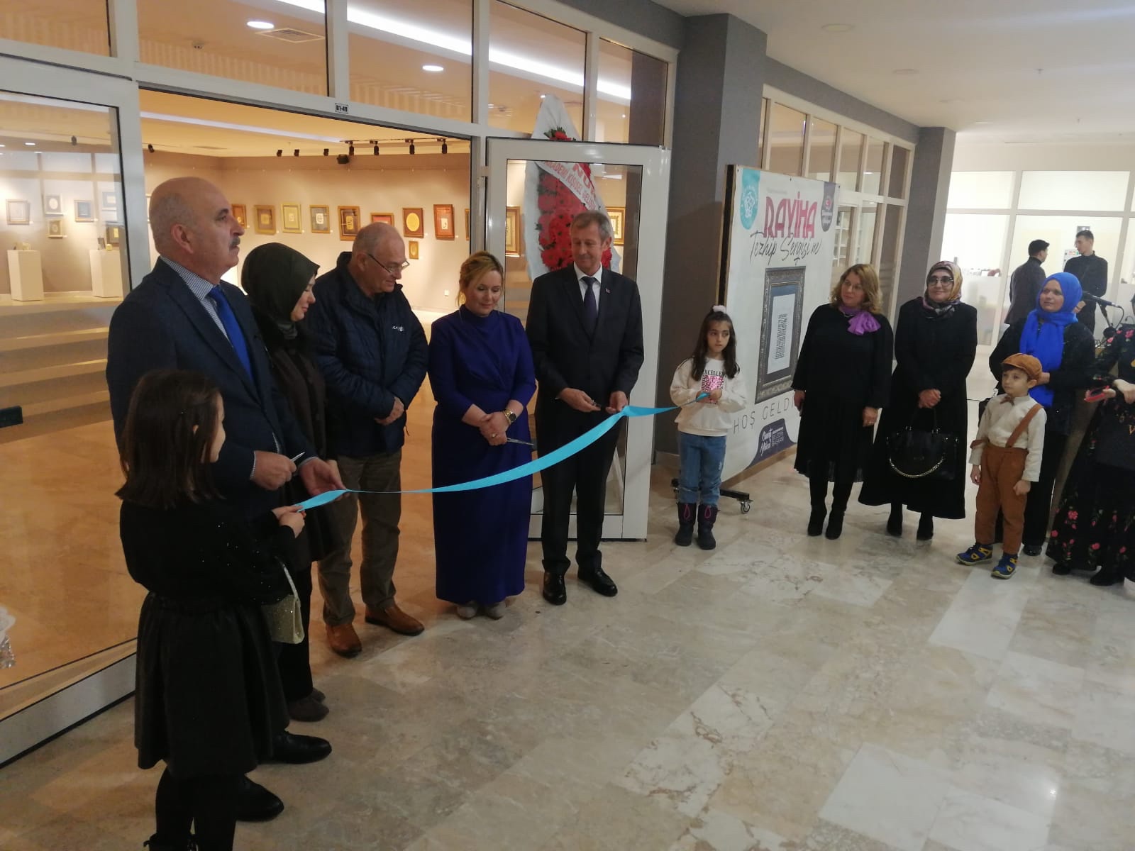 Rayiha Tezhip Sergisi törenle açıldı!