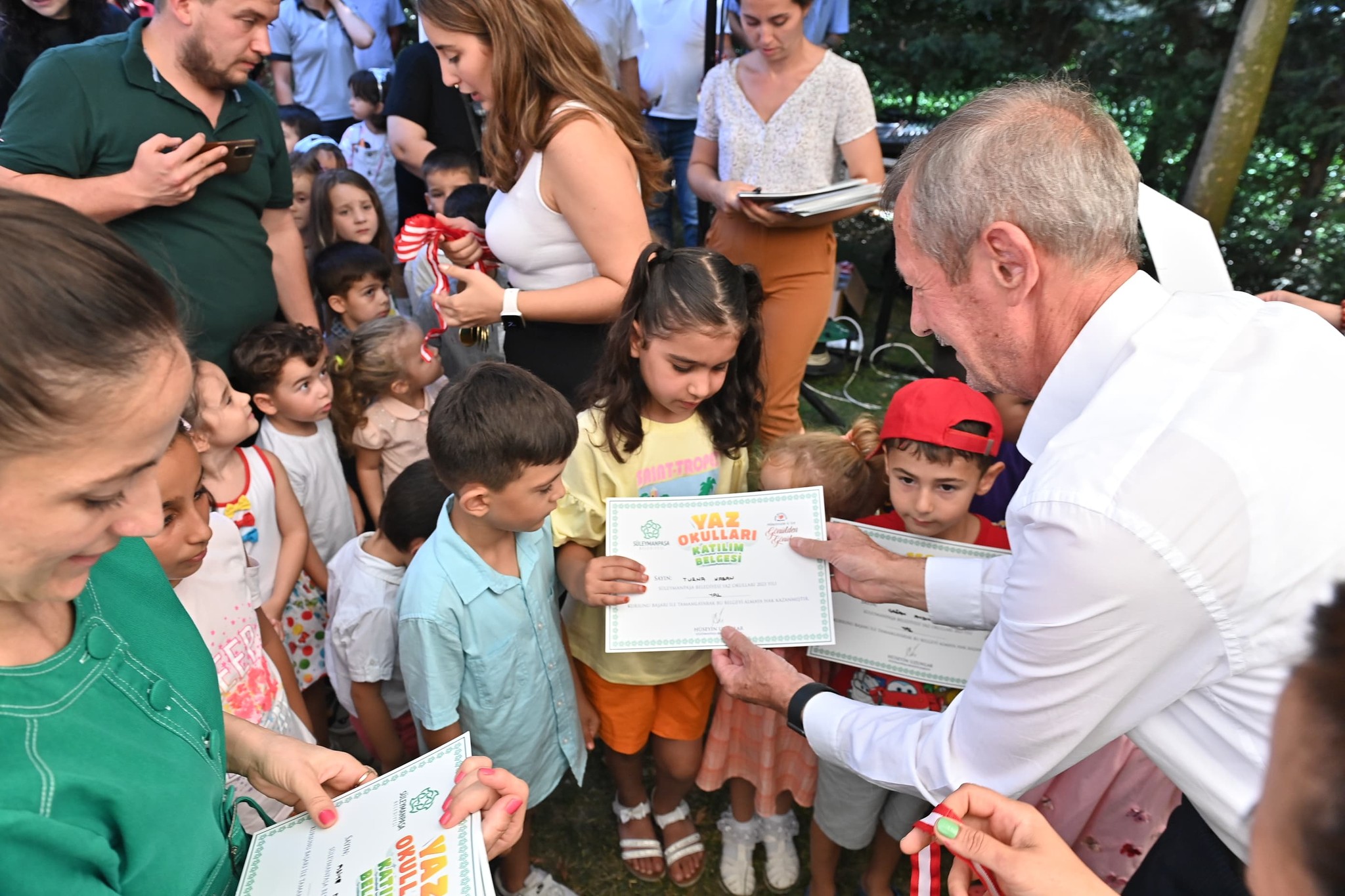 Çocuk Akademisi Yaz Okulu öğrencileri törenle mezun oldu
