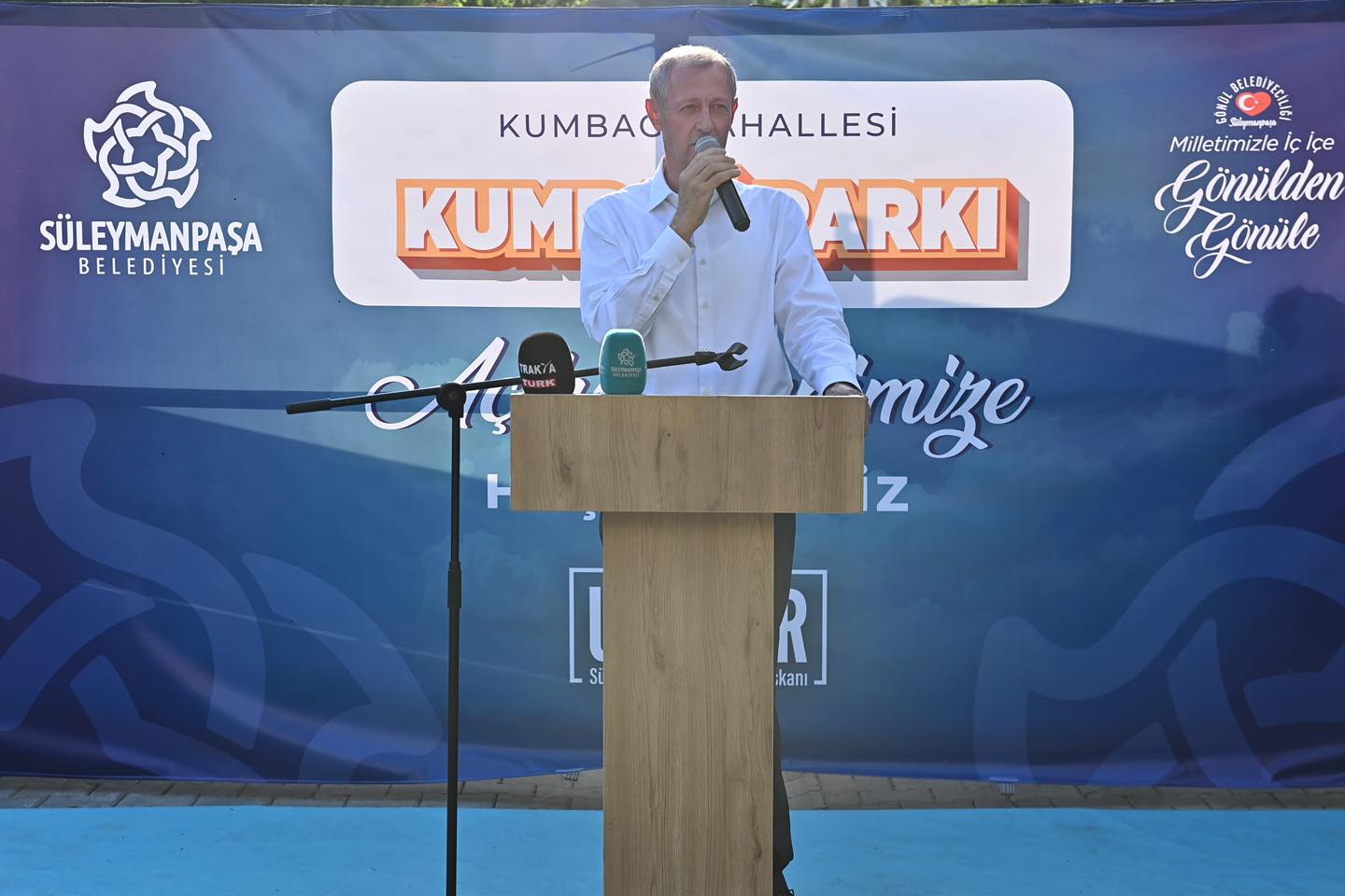 Kumbağ Parkı törenle açıldı