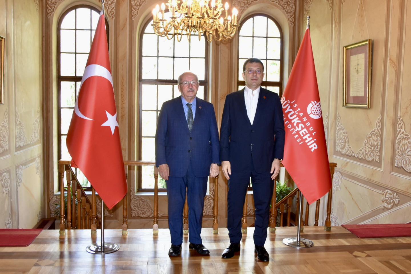 BAŞKAN ALBAYRAK, İBB BAŞKANI İMAMOĞLU’NU MAKAMINDA ZİYARET ETTİ