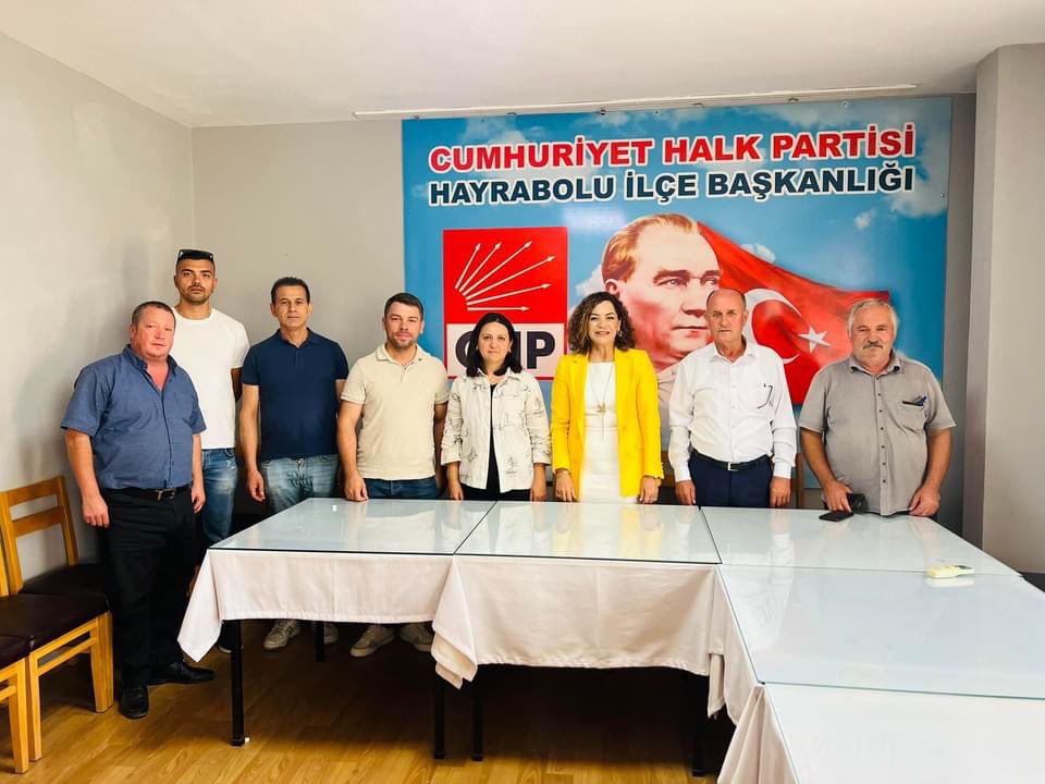 CHP’Lİ YÜCEER’DEN İLÇE ÖRGÜTLERİNE “HAYIRLI OLSUN” ZİYARETİ