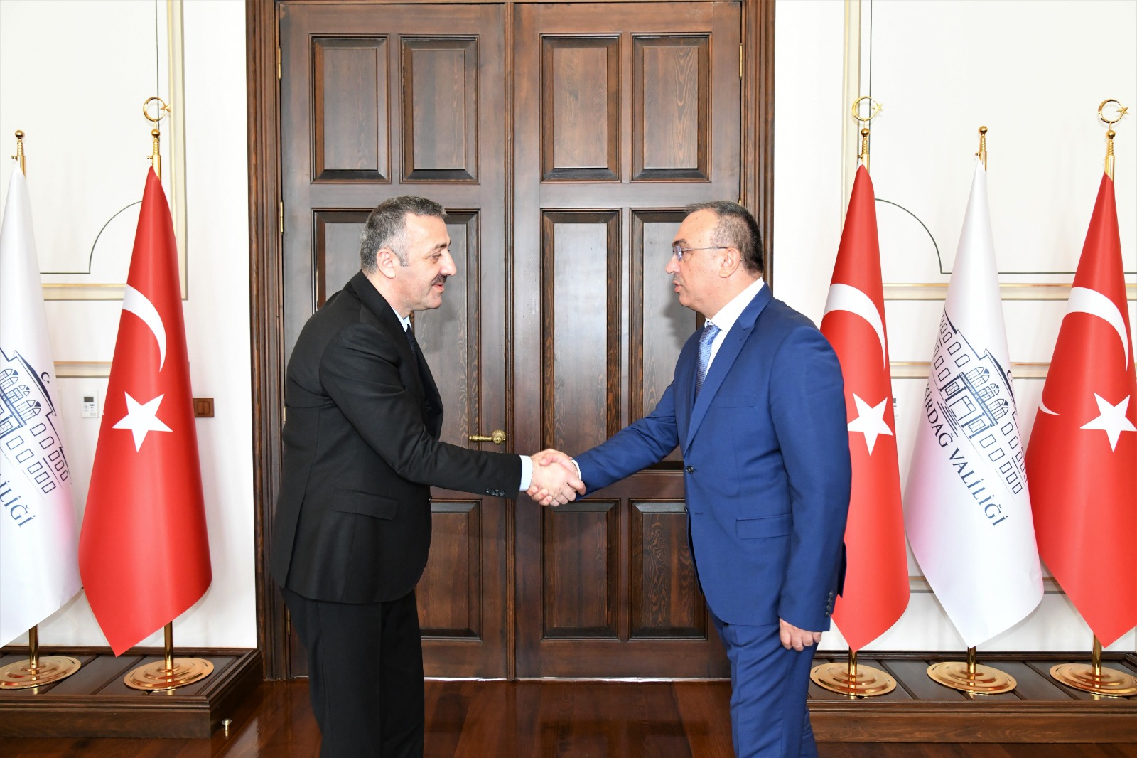 Vali Soytürk Yeni Tekirdağ İl Emniyet Müdürü’nü Makamında Kabul Etti