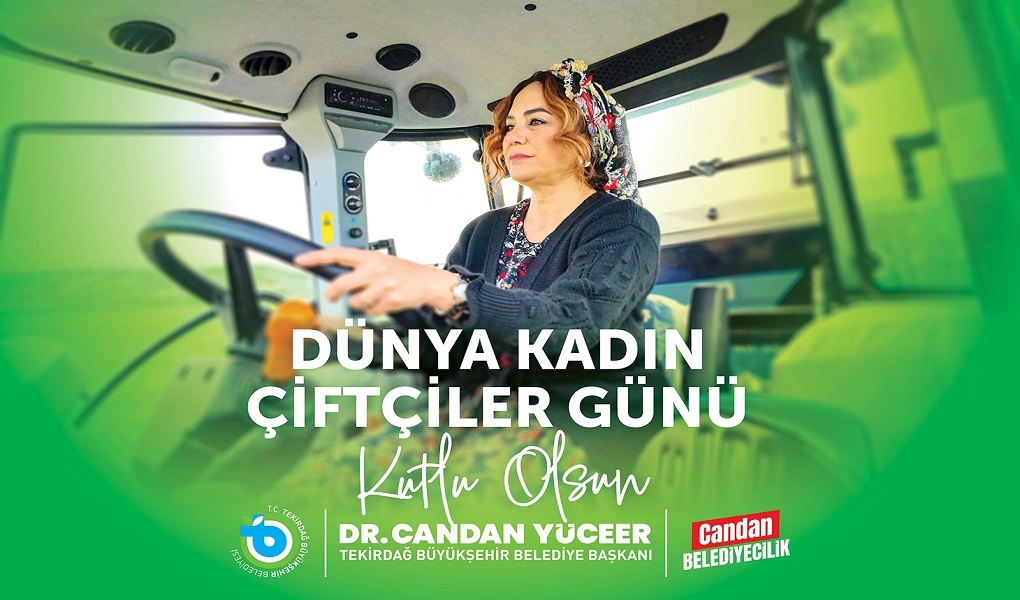 BAŞKAN DR. CANDAN YÜCEER’İN 15 EKİM DÜNYA KADIN ÇİFTÇİLER GÜNÜ MESAJI