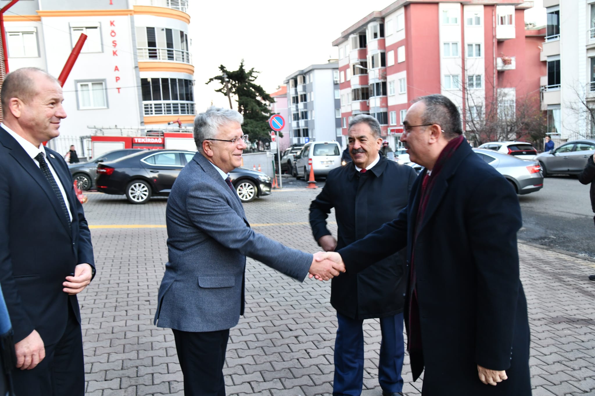 Vali Soytürk’ten Tekirdağ İtfaiyesine Yılbaşı Ziyareti