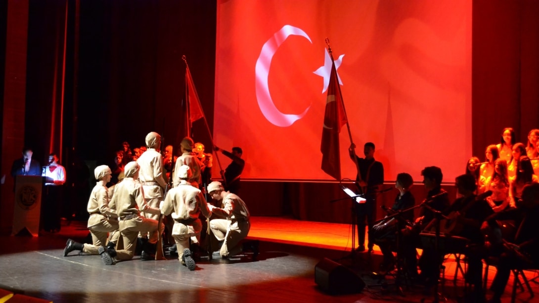 18 Mart Şehitleri Anma Günü ve Çanakkale Zaferi’nin 110. Yıldönümü Münasebetiyle Yahya Kemal Beyatlı Kültür Merkezinde Anma Programı Düzenlendi