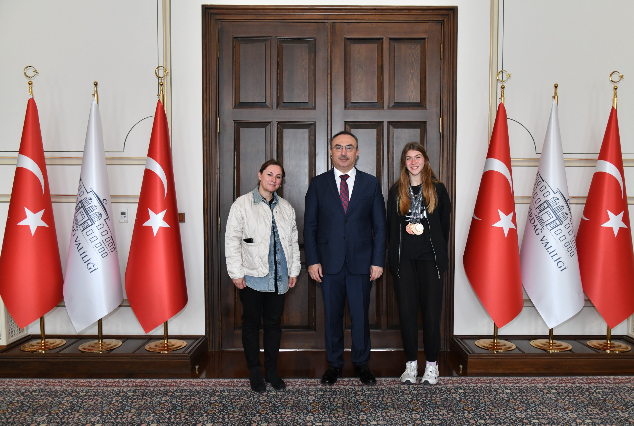 Vali Soytürk Başarılı Sporcuyu Makamında Kabul Etti