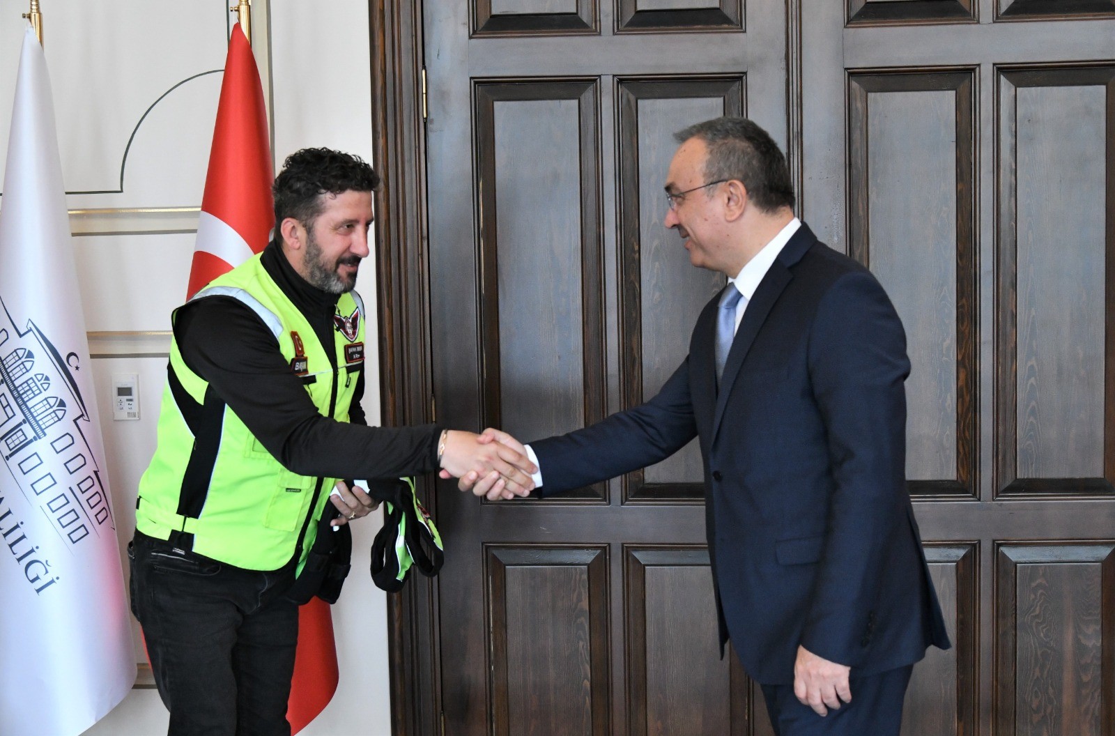 Vali Soytürk Tekirdağ Motosiklet Derneği Yetkililerini Kabul Etti