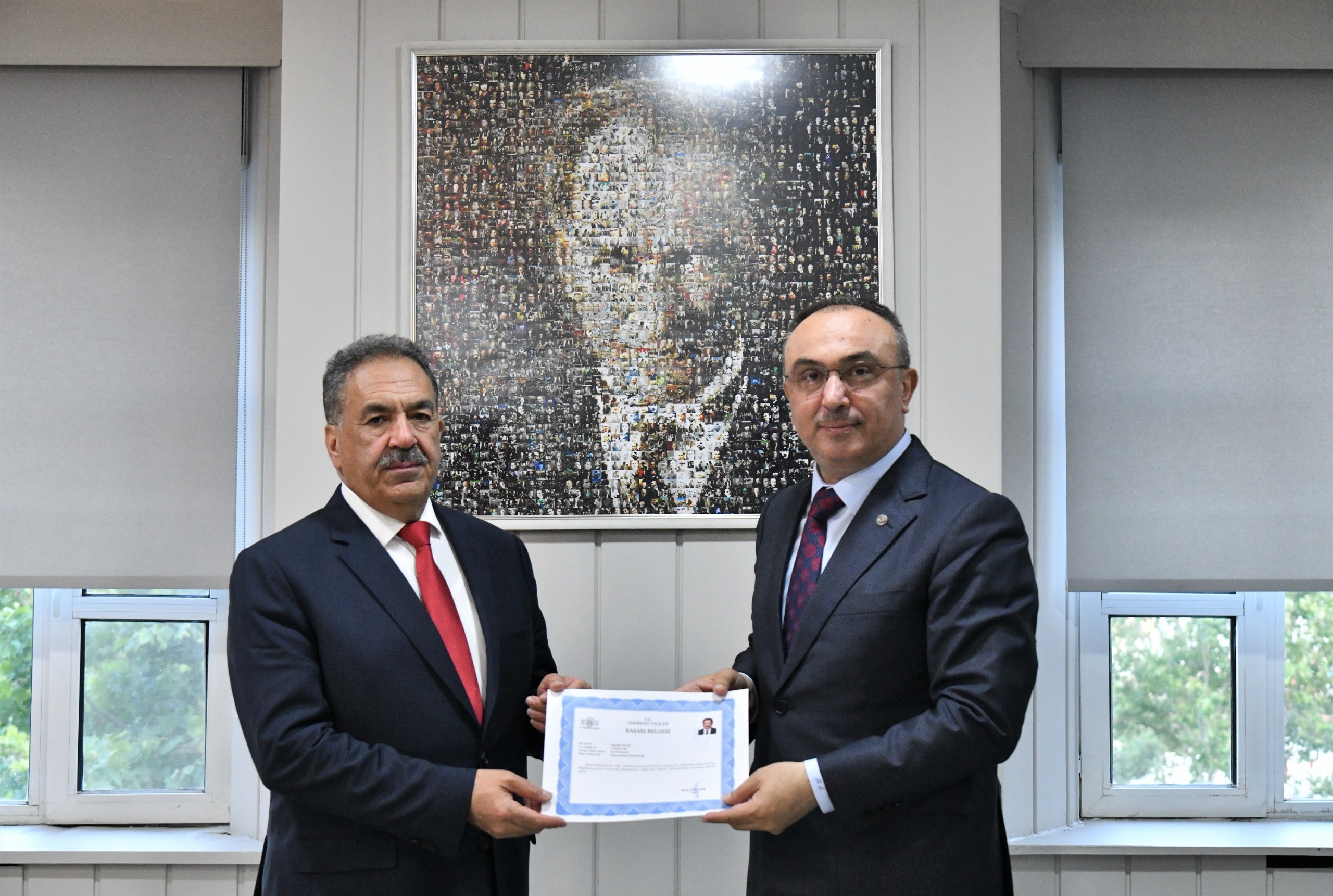 Görev Yeri Değişen Kaymakamlara Veda Programı Düzenlendi