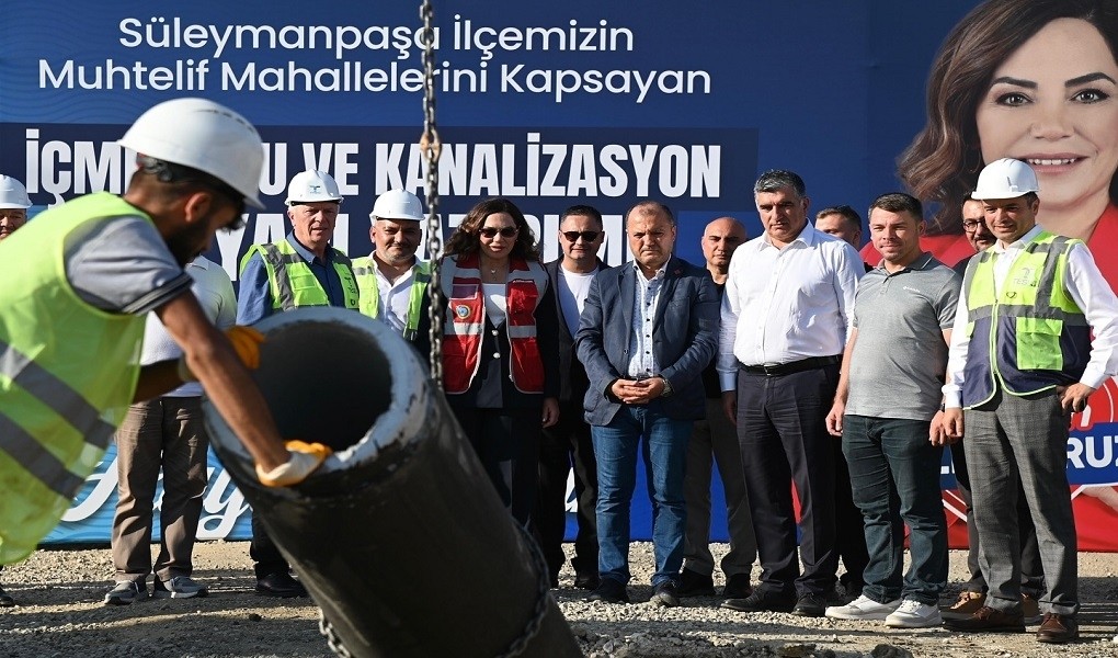 BÜYÜKŞEHİR VE TESKİ’DEN DEV YATIRIM: SÜLEYMANPAŞA’NIN ALTYAPISI 350 MİLYON TL’YE YENİLENİYOR
