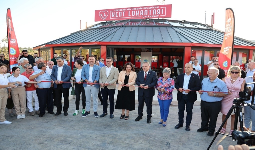 ÇERKEZKÖY KENT PARK VE KENT LOKANTASI YENİLENEN YÜZÜYLE VATANDAŞLARIN HİZMETİNE SUNULDU