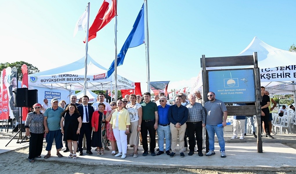 TEKİRDAĞ BÜYÜKŞEHİR BELEDİYESİ MARMARA’NIN MAVİ BAYRAK LİDERİ OLDU