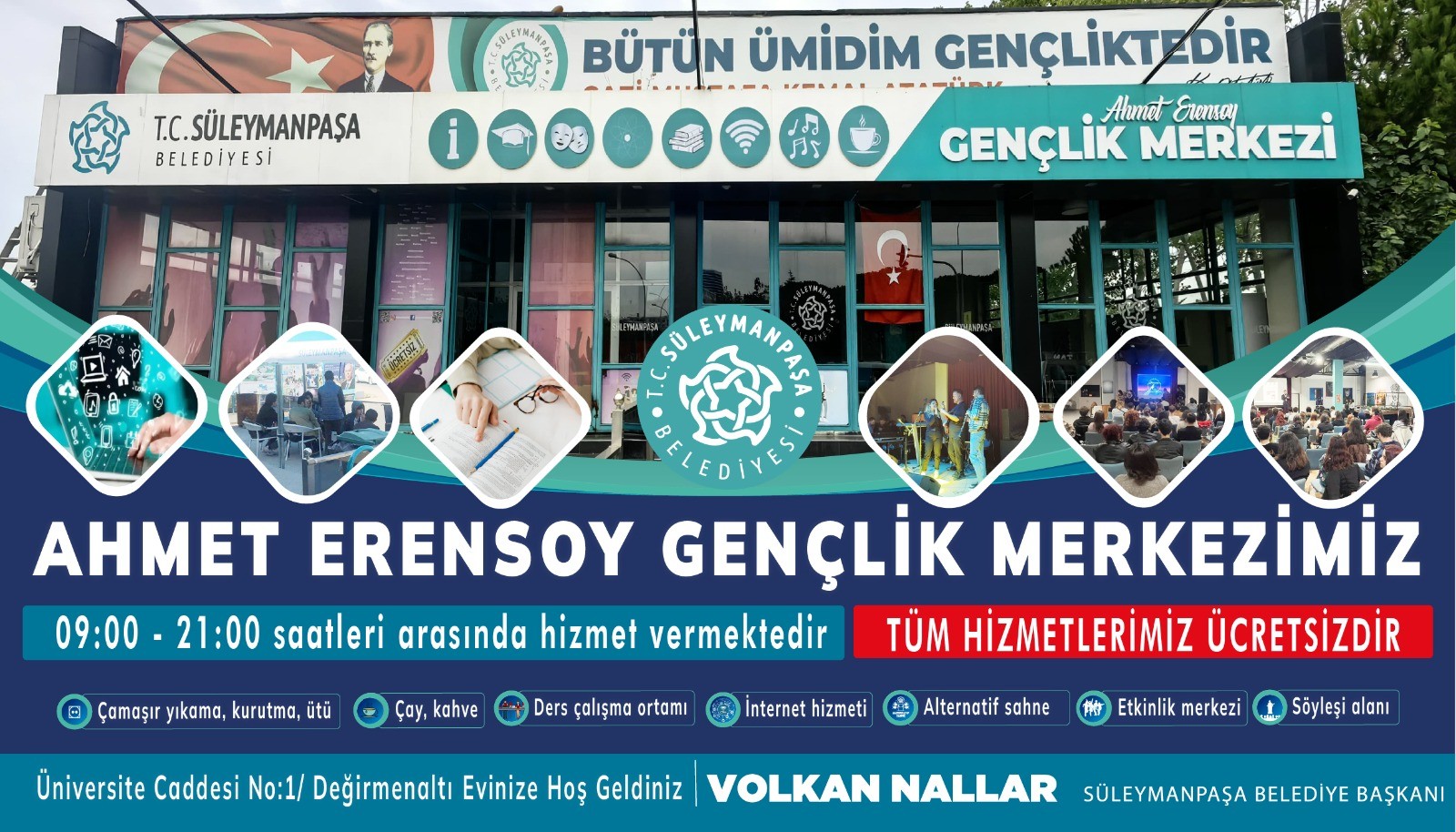 Ahmet Erensoy Gençlik Merkezi Yeni Eğitim Yılına Hazır