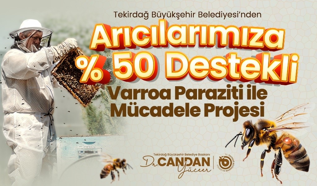 BÜYÜKŞEHİR’DEN, ARICILIĞI TEHDİT EDEN PARAZİT İLE MÜCADELE PROJESİ