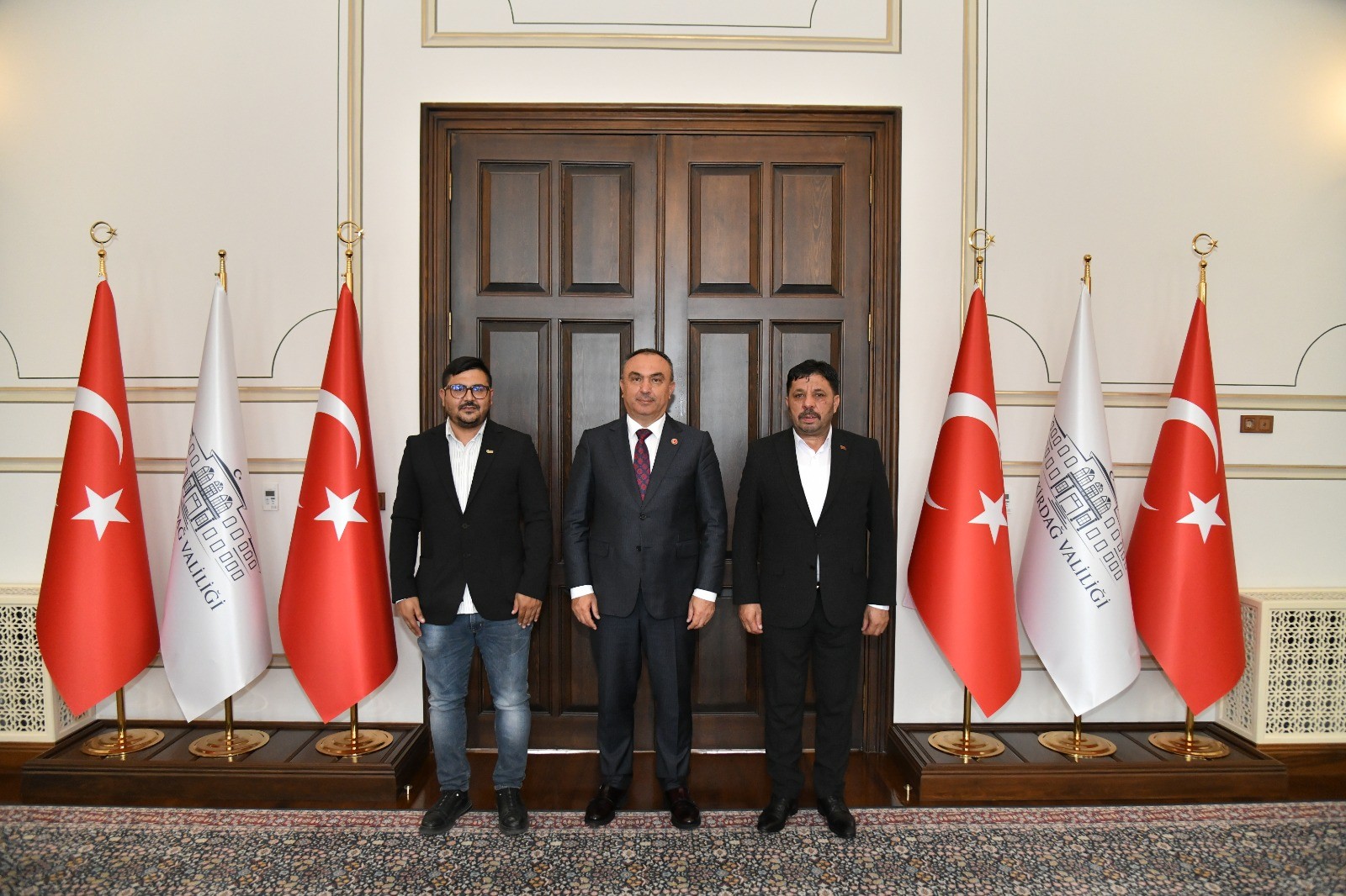 Roman Dernekleri Federasyonu Başkanı ve REDİ Türkiye Direktörü Vali Soytürk’ü Ziyaret Etti