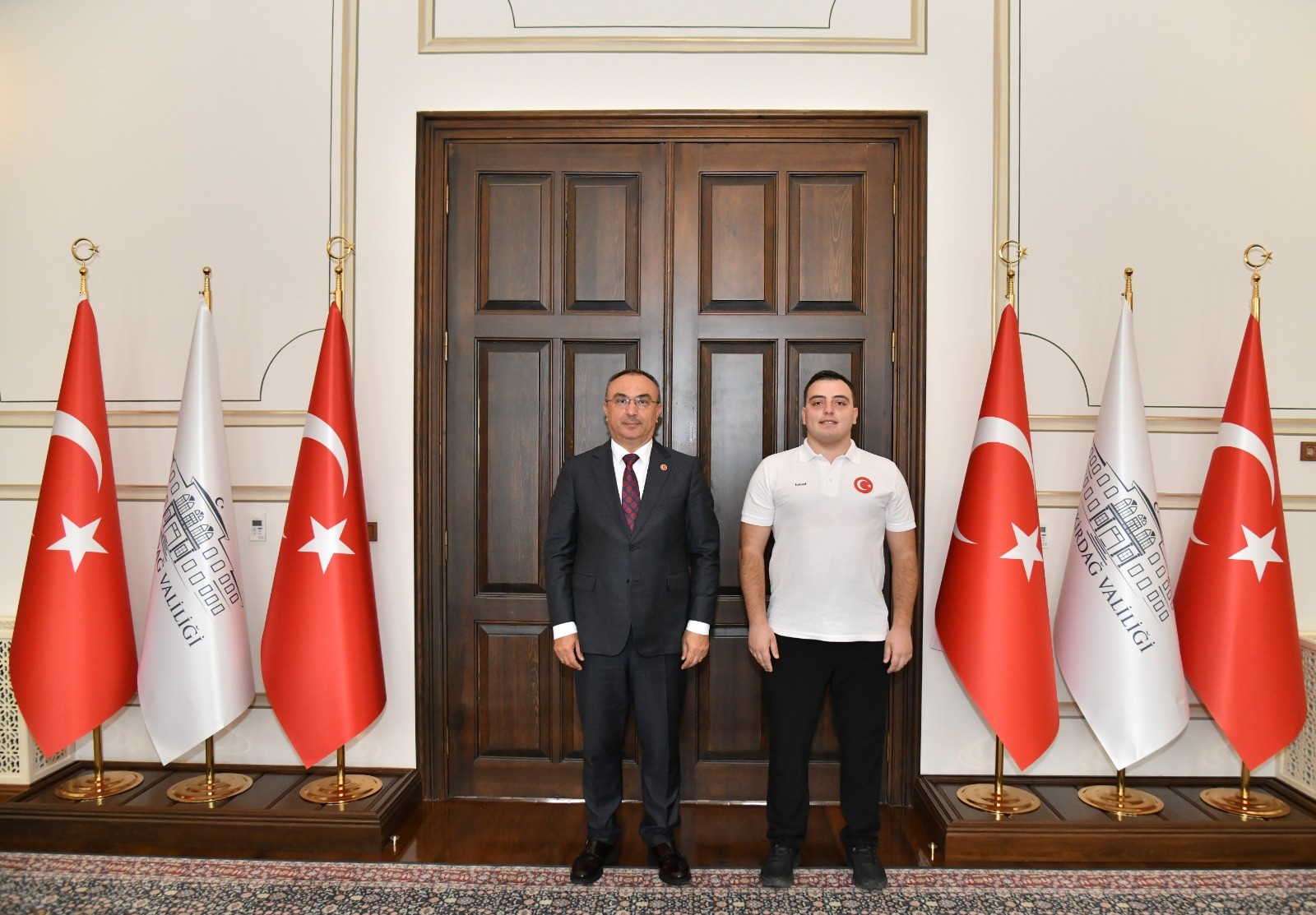 Vali Soytürk Tekirdağ Atletizm İl Temsilcisini Makamında Kabul Etti