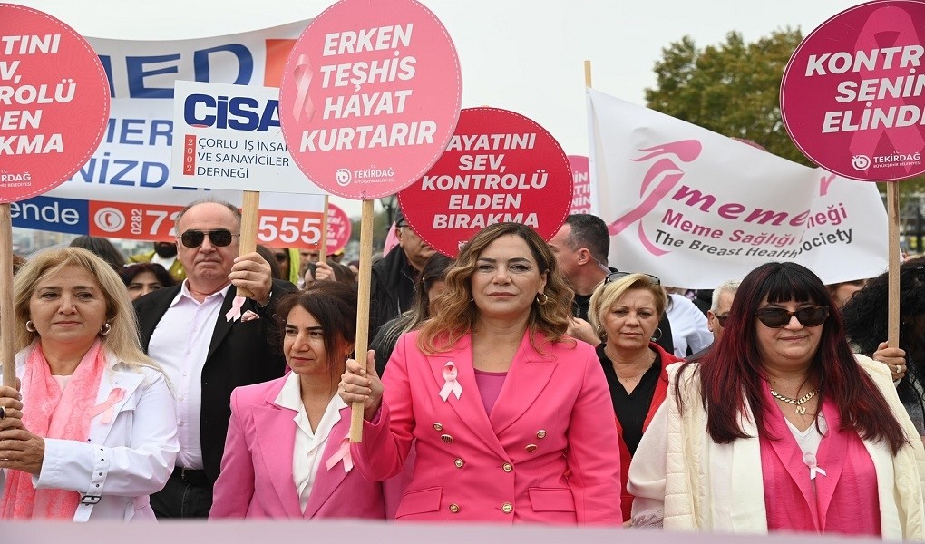 TEKİRDAĞ’DA PEMBE FESTİVAL’LE MEME KANSERİ FARKINDALIĞINA GÜÇLÜ DESTEK