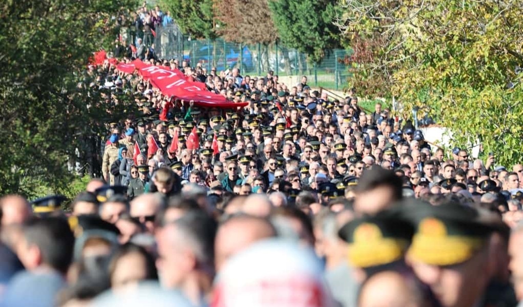 TEKİRDAĞ ŞEHİDİNİ UĞURLADI