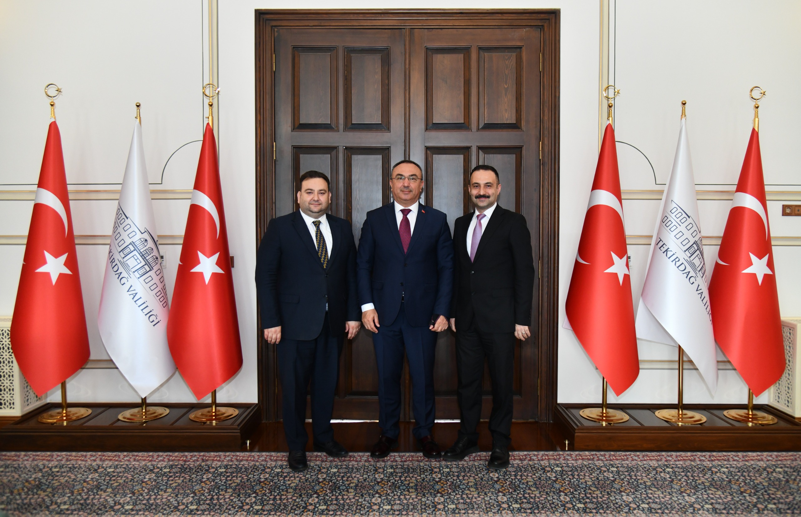 İğneada Belediye Başkanı Erdem ve Demirköy Belediye Başkanı Gün Vali Soytürk’ü Ziyaret Etti