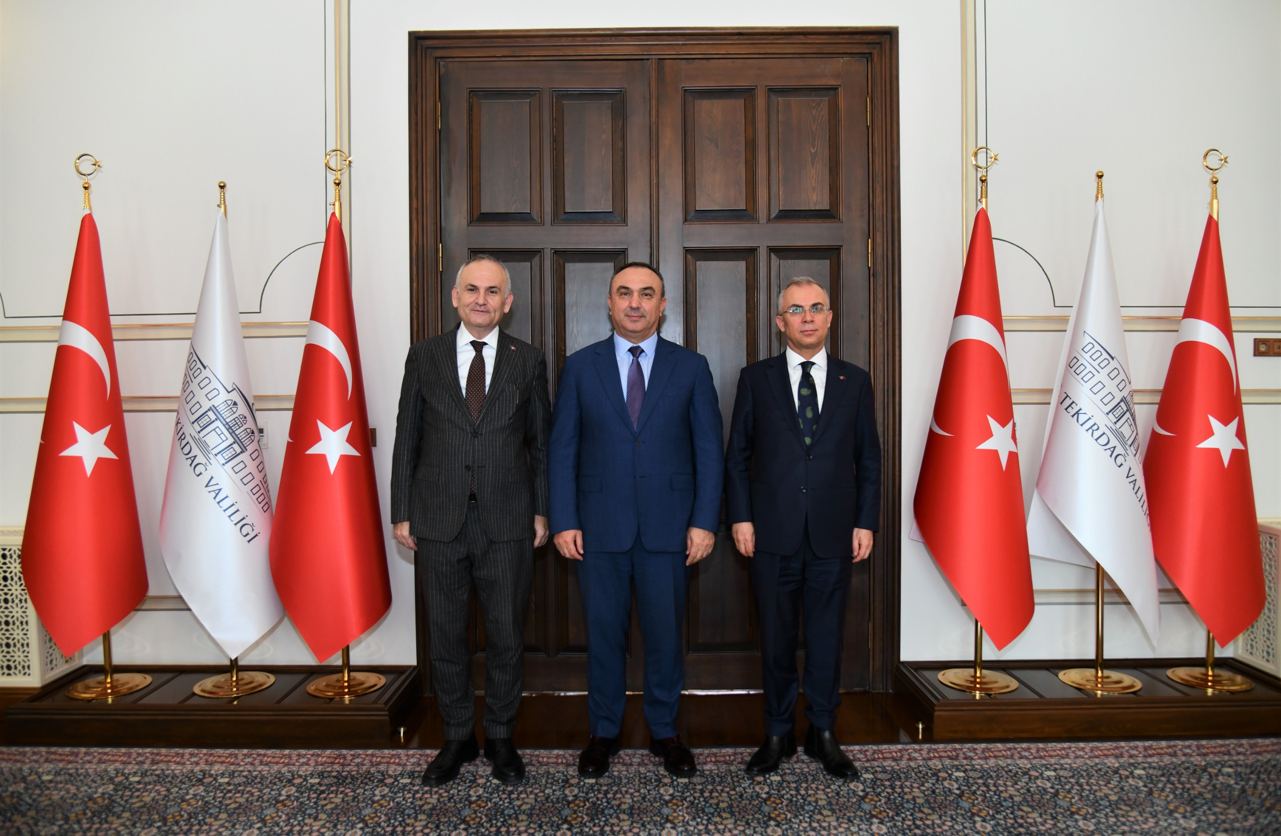 Gaziosmanpaşa ve Maltepe Kaymakamları Vali Soytürk’ü Ziyaret Etti