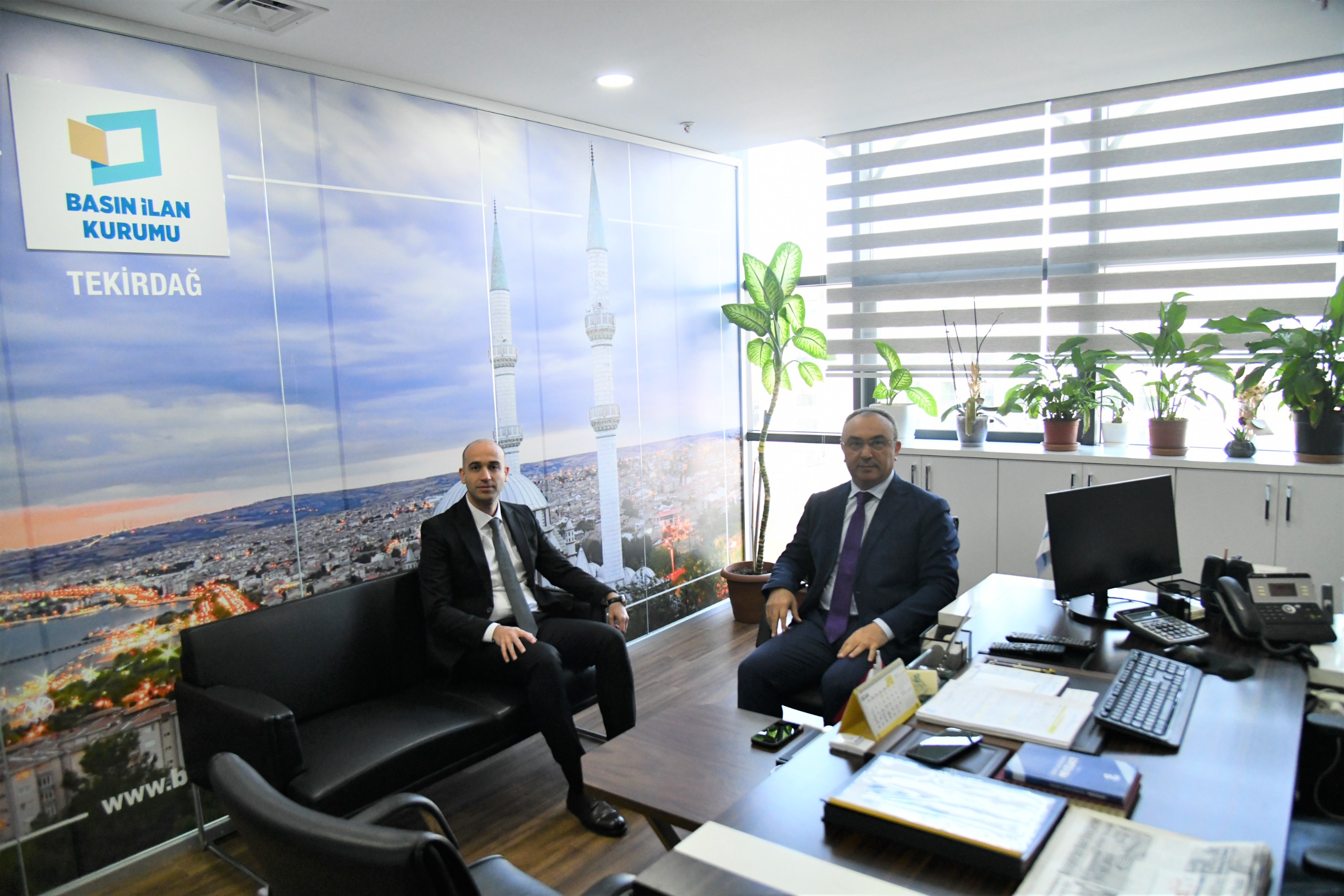 Vali Soytürk Basın İlan Kurumu Müdürü Atılgan’a İade-i Ziyarette Bulundu