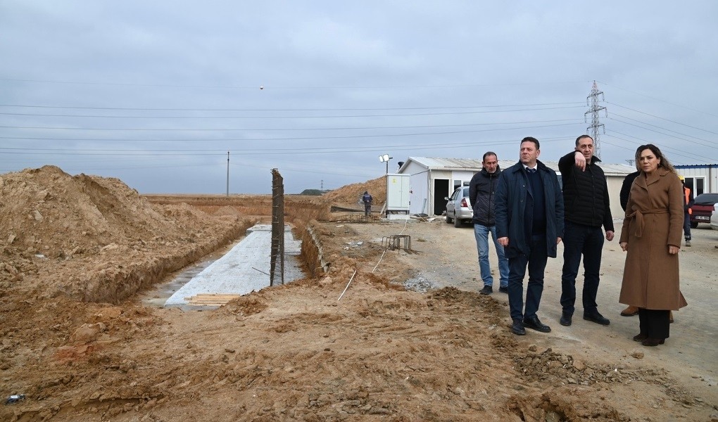 CANDAN BAŞKAN ÇORLU’DA YAPIMI DEVAM EDEN YATIRIMLARI SAHADA İNCELEDİ