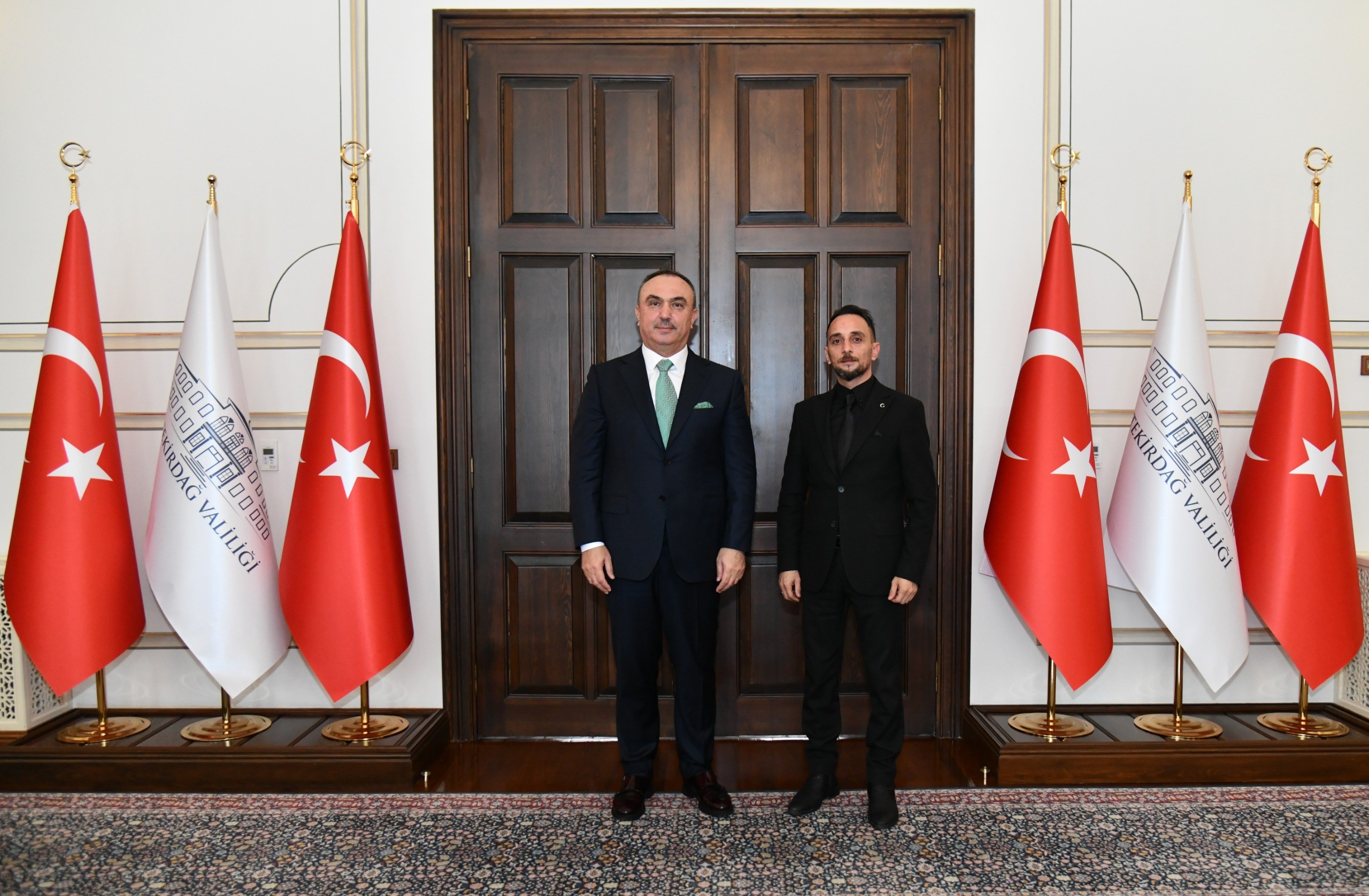 Vali Soytürk Sabah Gazetesi Tekirdağ Muhabiri Şerbetçi’yi Kabul Etti