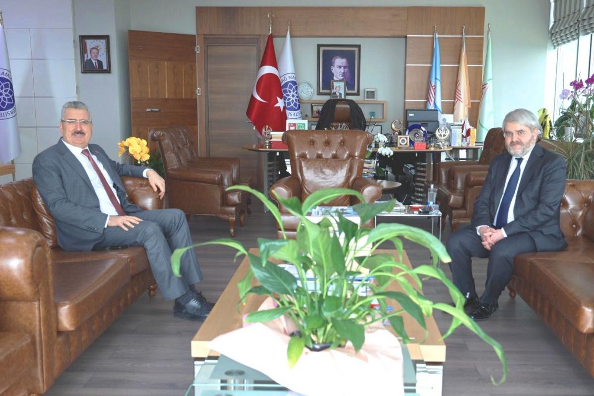 TEKİRDAĞ İL MÜFTÜSÜ’NDEN ÜNİVERSİTEMİZ REKTÖRÜNE VEDA ZİYARETİ