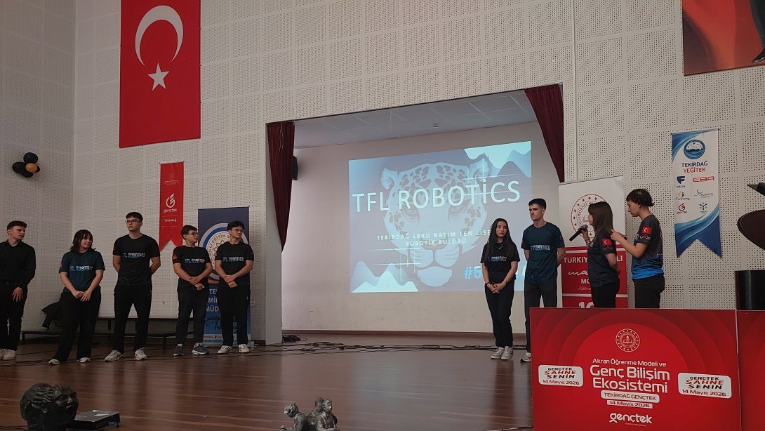 Geleceğin Teknoloji Liderleri Teknoloji Projelerini GençTek Sahnesinde Tanıttı