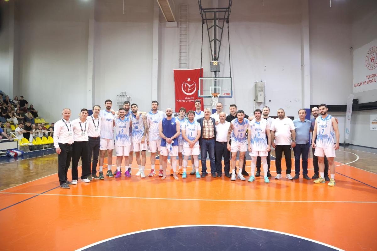 TEKİRDAĞ NAMIK KEMAL ÜNİVERSİTESİ SPOR KULÜBÜ DÖRTLÜ FİNAL İÇİN AVANTAJ YAKALADI
