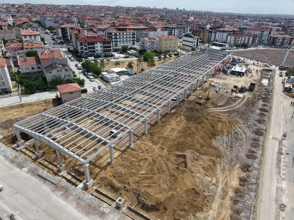 Çorlu`ya Bir Kapalı Pazar Yeri Daha