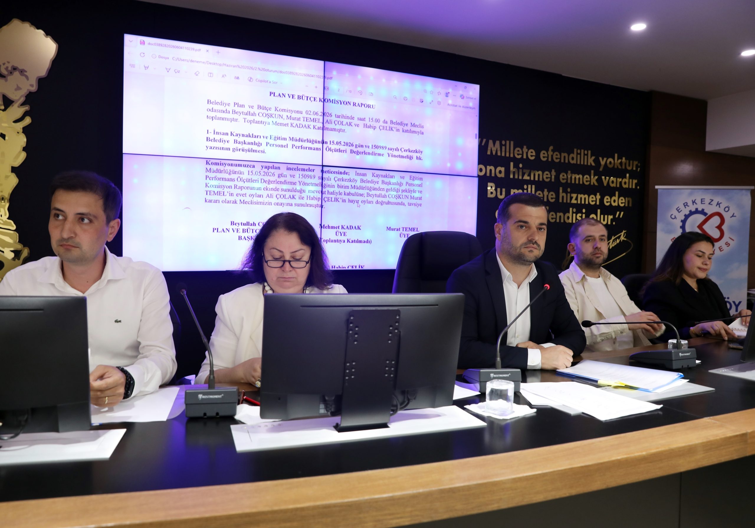 HAZİRAN AYI MECLİS TOPLANTILARI TAMAMLANDI