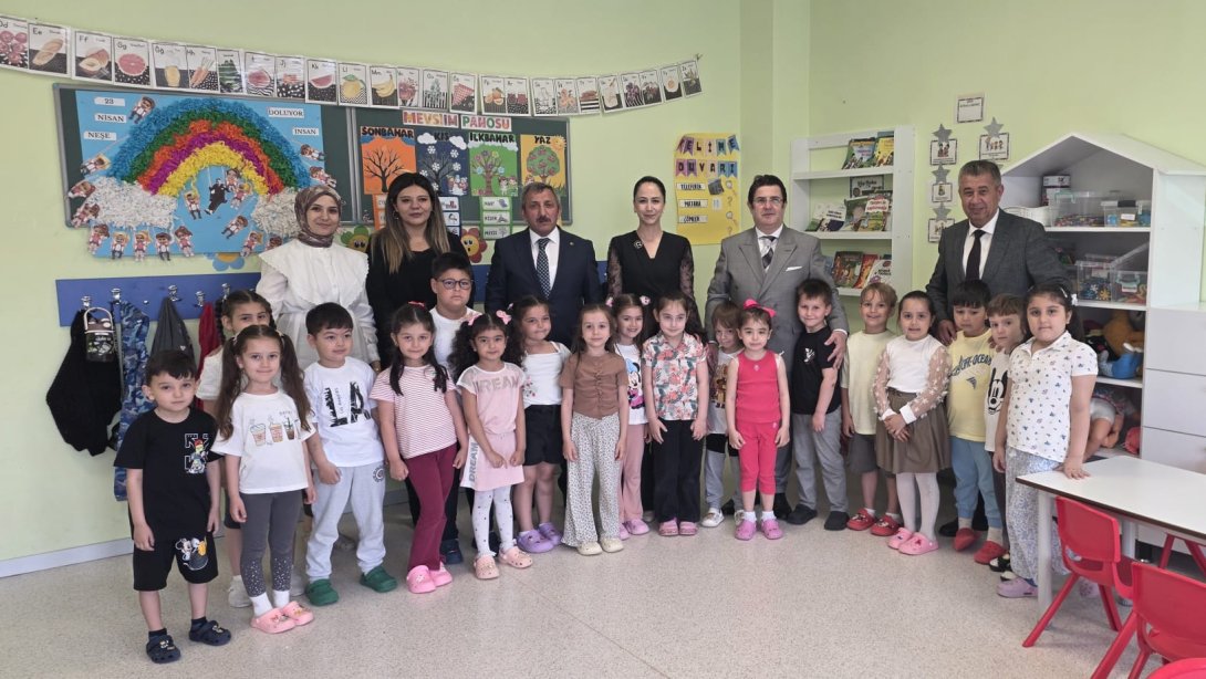 İl Millî Eğitim Müdürü Dr. Aziz Yeniyol’dan Çorlu Gülçiçek Hatun Anaokulu’na Ziyaret
