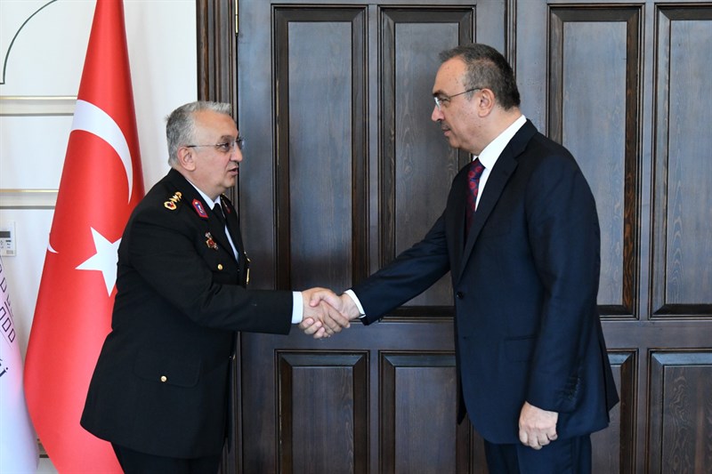 Jandarma Teşkilatının Kuruluşunun 187’nci Yıldönümü Münasebetiyle Vali Soytürk’e Ziyaret Gerçekleştirildi