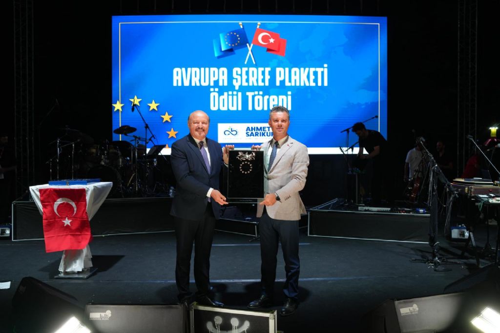 Avrupa Şeref Plaketi Çorlu`nun