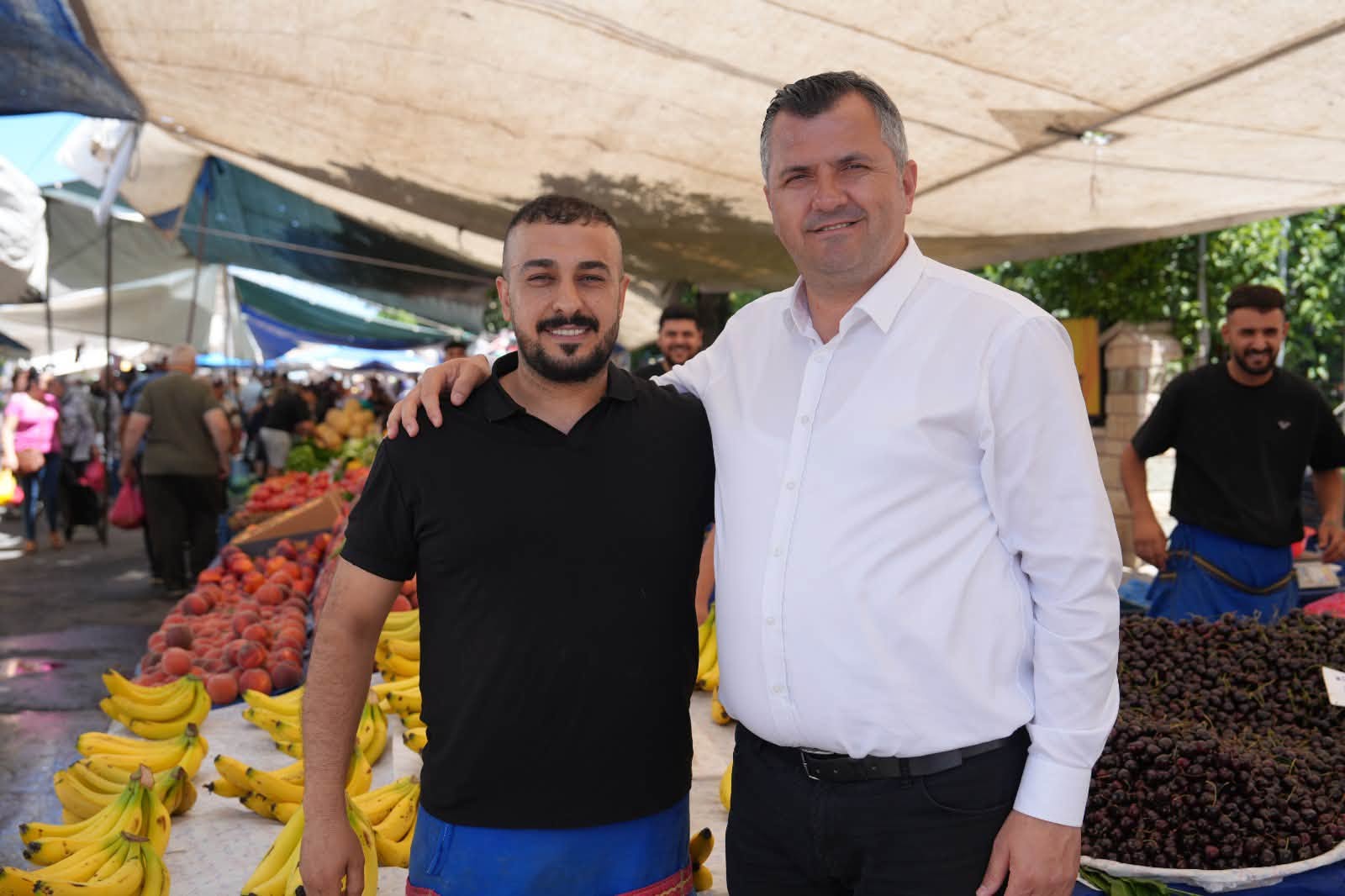 Başkan taşyasan’dan semt pazarına ziyaret