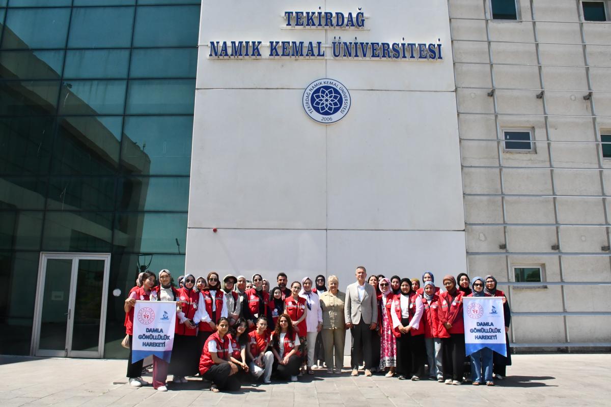 DAMLA GÖNÜLLÜLÜK HAREKETİ PROJESİ KAPSAMINDA ÜNİVERSİTEMİZE ZİYARET