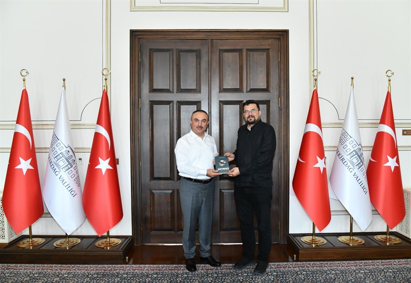 Gazeteci Aldoğan Vali Soytürk’ü Ziyaret Etti