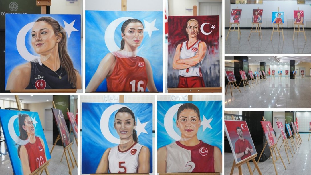 GÜZEL SANATLAR LİSELERİNDEN FİLENİN SULTANLARI’NA ANLAMLI SERGİ