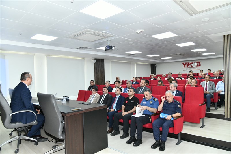 İl İdare Kurulu Şube Başkanları Toplantısı Yapıldı