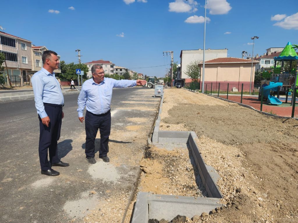 Başkan Sarıkurt`tan Yol Çalışmalarına Yakın Takip