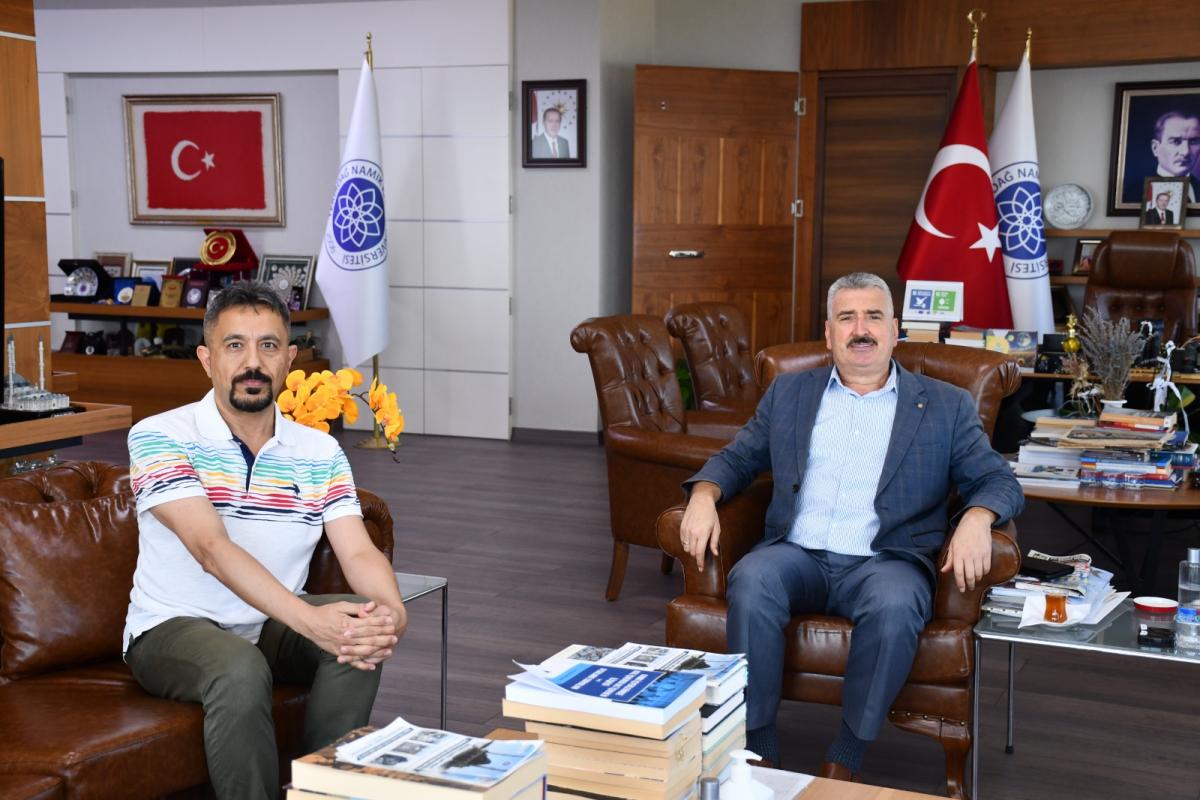 REKTÖRÜMÜZE NEZAKET ZİYARETİ