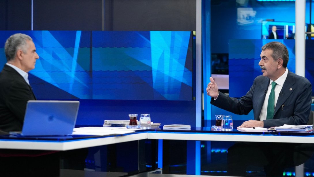 Bakan Tekin, Cnn Türk Canlı Yayınında Eğitim Gündemini Değerlendirdi