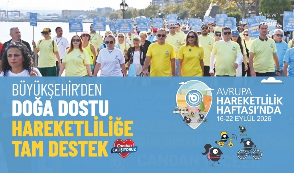 BÜYÜKŞEHİR’DEN DOĞA DOSTU HAREKETLİLİĞE TAM DESTEK