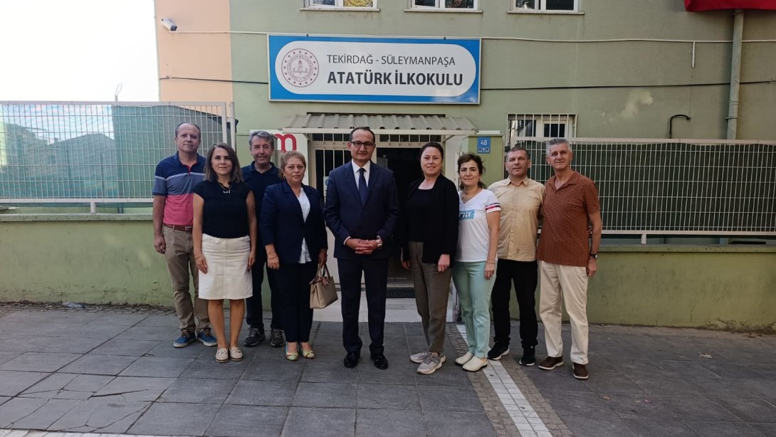 İlçe Milli Eğitim Müdürümüz Fahri Kırmızı İlçemiz Atatürk İlkokulunu Ziyaret Etti