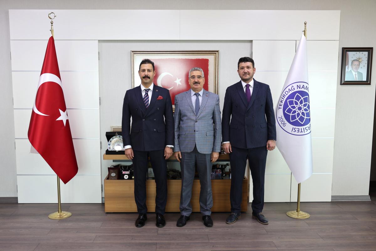 TEKİRDAĞ CUMHURİYET BAŞSAVCISI’NDAN REKTÖRÜMÜZE İADE-İ ZİYARET